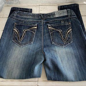 Women's Vanilla Star Size 11 Striaght Leg Jeans